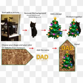 Christmas Gift Tags - Christmas Tree, HD Png Download - christmas gift png