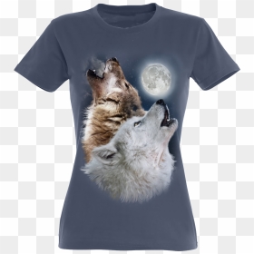 Wolf Howling T-shirt Women - Punxsutawney Phil, HD Png Download - wolf howling png