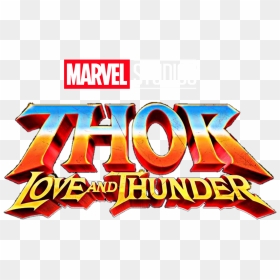 Thor Love And Thunder Logo Marvel Studios - Graphic Design, HD Png Download - thunder logo png