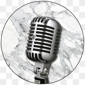 Golden Microphone Png , Png Download - Shure Super 55, Transparent Png - microphone png transparent