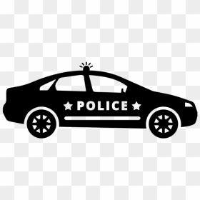 Police Clipart Police Car - Car Side View Vector, HD Png Download - cop car png