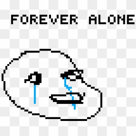 Line Art, HD Png Download - forever alone png