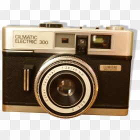 Vintage Camera Light Cilmatic Electric 300 With Leather - Vintage Camera Transparent, HD Png Download - vintage camera png