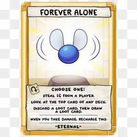 Forever Alone Four Souls, HD Png Download - forever alone png