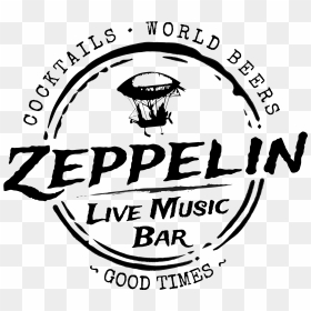 Zeppelin Live Music Bar - Illustration, HD Png Download - live music png