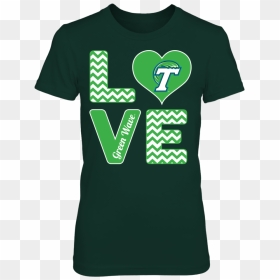 Tulane Green Wave T-shirts & Gifts - T Shirt Bullet For My Valentine Femme, HD Png Download - ezekiel elliott png