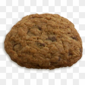 Oatmeal Chocolate Chip Cookie - Peanut Butter Cookie, HD Png Download - chocolate chip cookie png