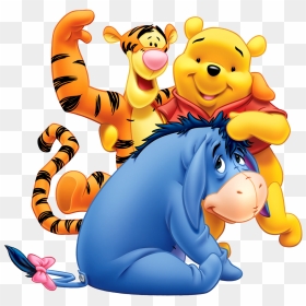 Winnie The Pooh All Png Image - Winnie The Pooh Eeyore And Tiger, Transparent Png - eeyore png