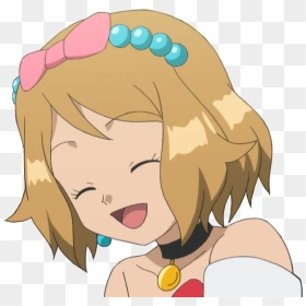 Transparent Pokemon Serena Png, Png Download - laugh png