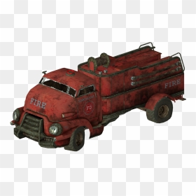 Fallout 4 Fire Truck, HD Png Download - firetruck png