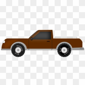 Pickup Truck Tire Car Isuzu Faster - Brown Pickup Truck Clipart, HD Png Download - pick up truck png