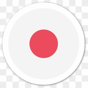Japan Flag Sticker - Circle, HD Png Download - japan flag png