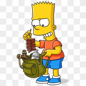 Bart Simpson - Homer Simpson World On Fxx, HD Png Download - bart simpson png