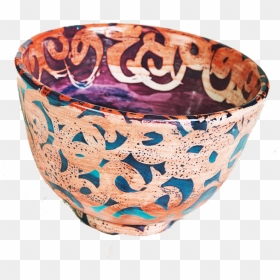 Cereal Bowl Swirly Pattern - Bowl, HD Png Download - cereal bowl png