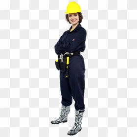 Women Worker Png Image - Construction Female Png, Transparent Png - construction worker png