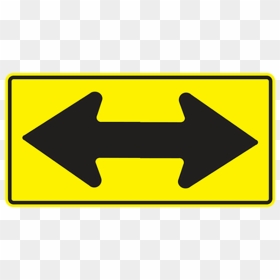 Double Arrow - Double Sided Arrow Sign, HD Png Download - double arrow png