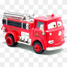 Fire Truck Transparent Free Png - Lightning Mcqueen Red Truck, Png Download - firetruck png