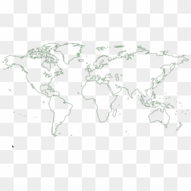 World Map Black And White, HD Png Download - barb wire png