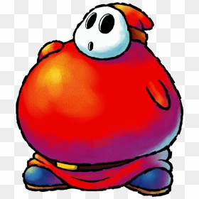 Fat Guy Artwork - Fat Shy Guy Mario, HD Png Download - fat guy png