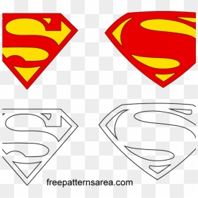 Superman Symbol Outline Superman Symbol Logo Vectors - Cyborg Justice League Symbol, HD Png Download - superman symbol png