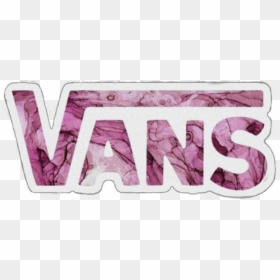 Vans Pink 2019 Sticker Mamor - Logo Pink Vans Sticker, HD Png Download - vans logo png