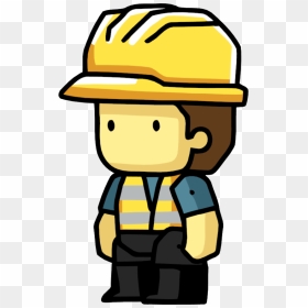 Scribblenauts Construction Worker Clip Arts - Transparent Construction Worker Clipart, HD Png Download - construction worker png