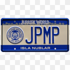 License Plate Jurassic Park, HD Png Download - jurassic park png