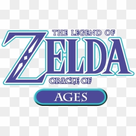 The Legend Of Zelda Oracle Of Ages - Legend Of Zelda Oracle Of Ages Logo, HD Png Download - legend of zelda png