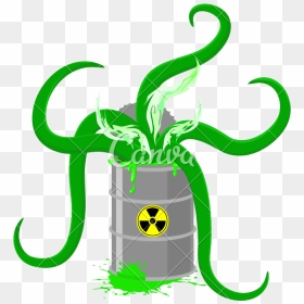 Vector Barrel Toxic - Vector Graphics, HD Png Download - toxic png
