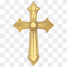 Free Png Download Cross Transparent Png Images Background - Gold Cross Png, Png Download - upside down cross png
