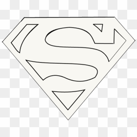 How To Draw Superman Logo Easy Step By Drawing Guides - Ok Google Superman Logo, HD Png Download - superman symbol png