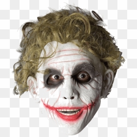 Joker Face Paint Png - Joker Head Transparent, Png Download - joker face png