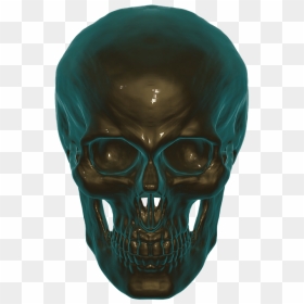 3d Skull Png, Transparent Png - skull and crossbones png transparent background