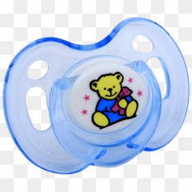 Bebeneo Pacifier Transparent Blue Bear - Pacifier Transparent, HD Png Download - pacifier png