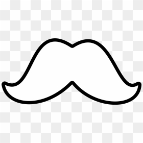 White Mustache Png, Transparent Png - real mustache png