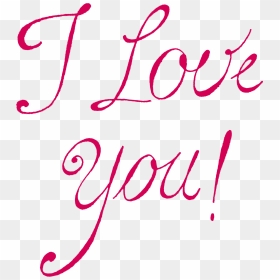 Calligraphy, HD Png Download - i love you png