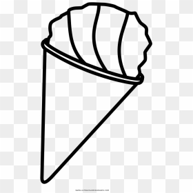 Snow Cone Coloring Page, HD Png Download - snow cone png