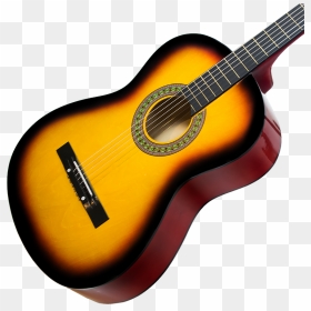 Full Size, Sunburst - Acoustic Guitar, HD Png Download - acoustic guitar png