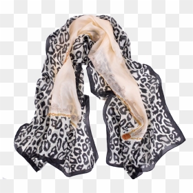 Cream Leopard Print Hijab - Animal Print, HD Png Download - leopard print png