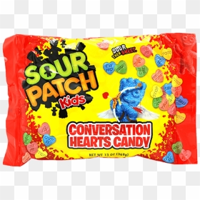 The Candy Lab - Conversation Hearts Sour Patch, HD Png Download - sour patch kids png