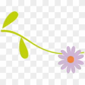 Line Separator Cliparts - Clip Art Line Flower, HD Png Download - line divider png
