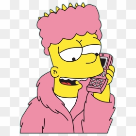Bart Simpson Png Clipart , Png Download - Bart Simpson On The Phone, Transparent Png - bart simpson png