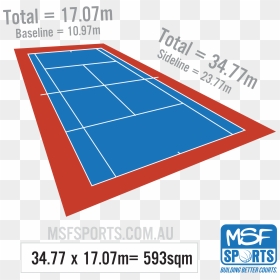 Recreation Full Court Elite Court - Advance Rehab, HD Png Download - tennis png