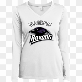 Baltimore Ravens T Shirt Baltimore Ravens Logo Lst353ls - Ravens, HD Png Download - ravens logo png