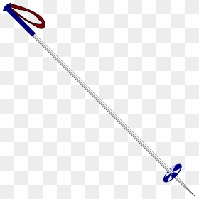 Ski Pole Clip Arts - Ski Pole Clip Art, HD Png Download - fishing pole png