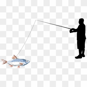 La Pesca Fishing Rod Angling - Old Man Fishing Png, Transparent Png - fishing rod png