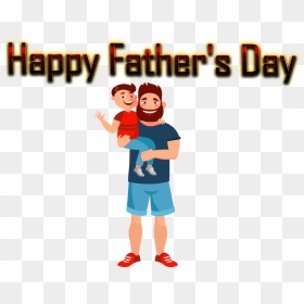 Happy Father"s Day Png Free Background - Cartoon, Transparent Png - fathers day png