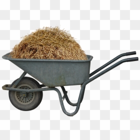 Hay Cart 651 Kb - Wheelbarrow Png, Transparent Png - hay png