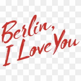 Berlin, I Love You - Berlin I Love You, HD Png Download - i love you png