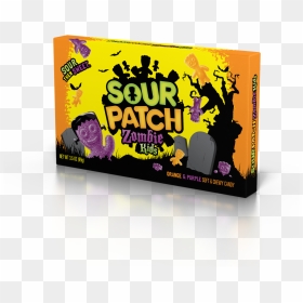Sour Patch Kids, Zombie Kids Halloween Candy, - Zombie Sour Patch Flavors, HD Png Download - sour patch kids png